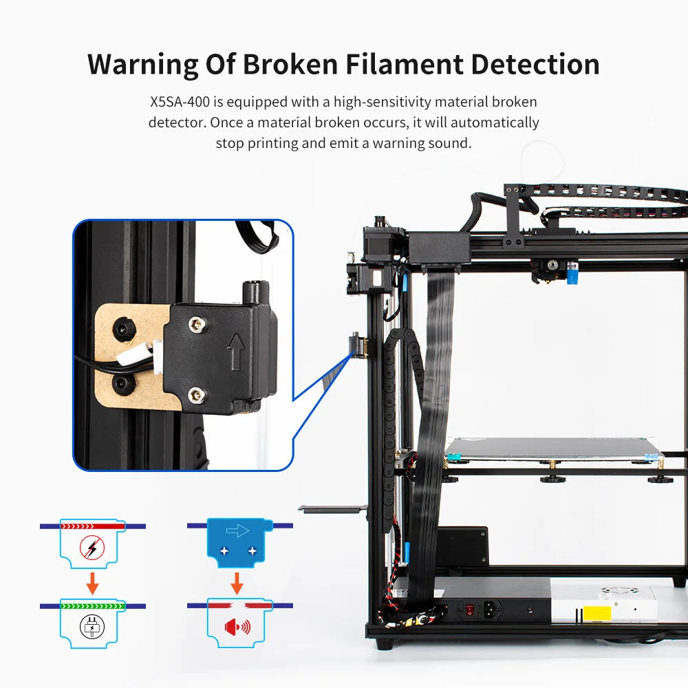 Tronxy X5SA FDM 3D Printer Fast Acceleration