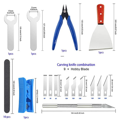 36 PCS 3D Printer Tool Kit 3 In 1 Nozzle Change Tool