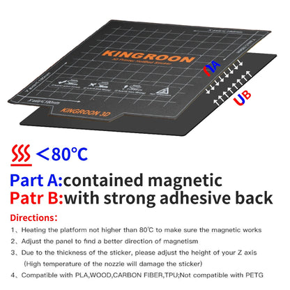 1/2 Sets 3D Printer Hotbed Platform Heat