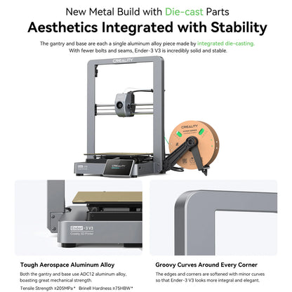 Creality Ender 3 V3 3D Printer with Core XZ Motion System